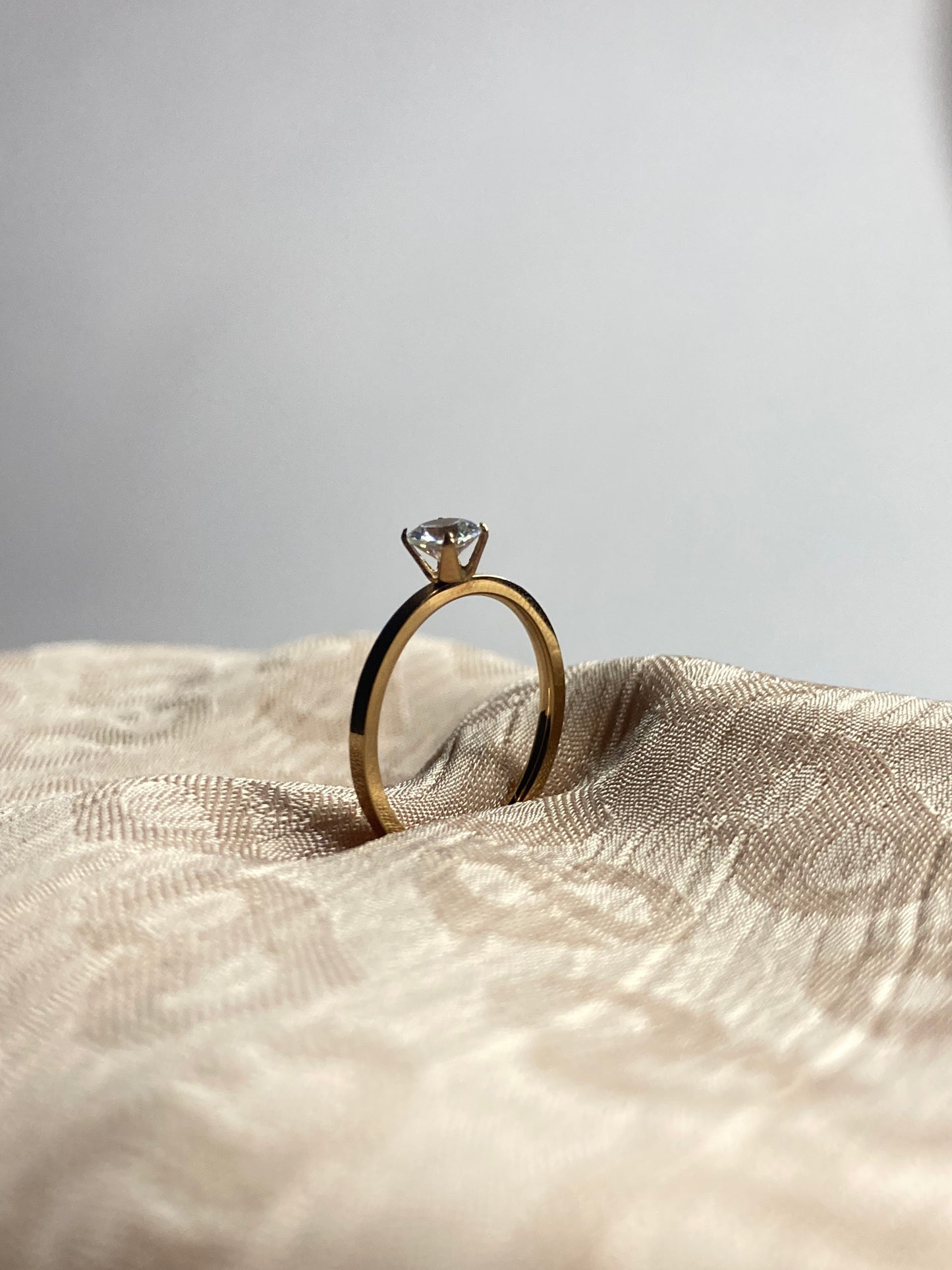 Petite Spark Diamond Ring