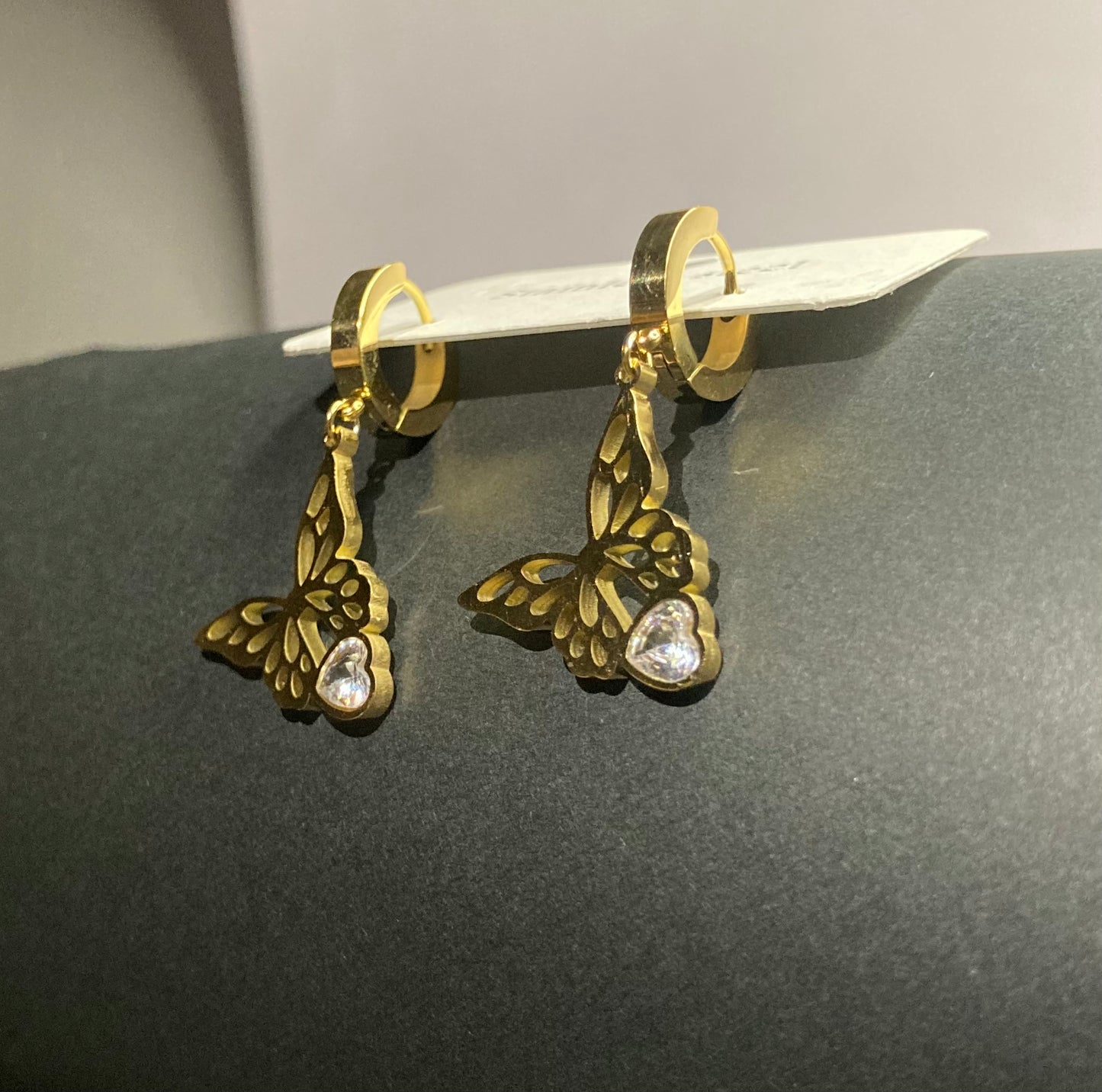 Velour Butterfly Earring