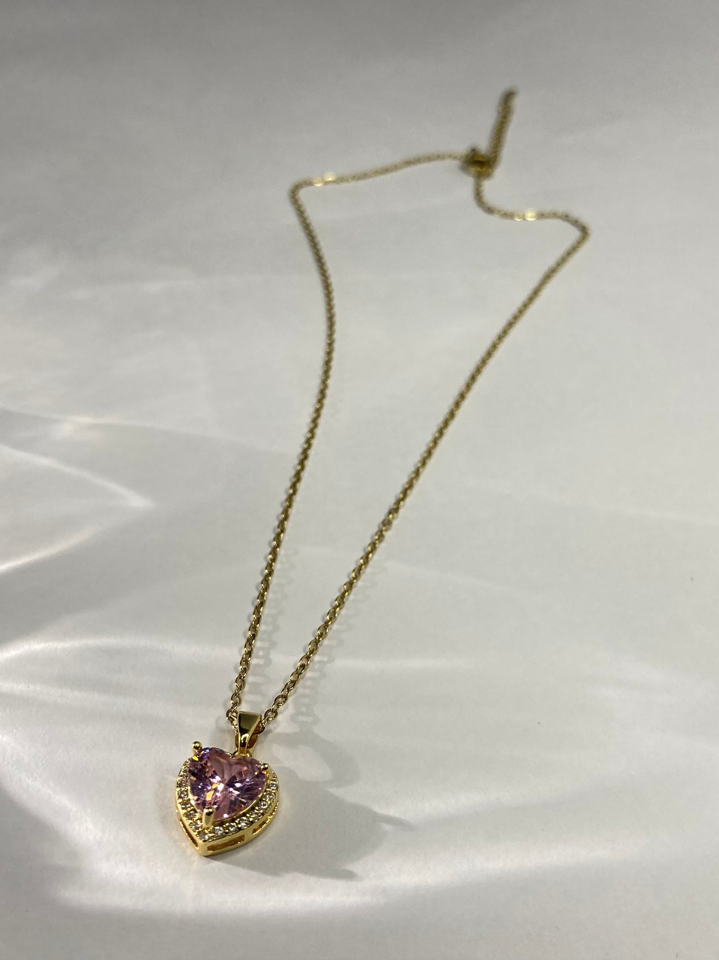 Velour Heart Necklace