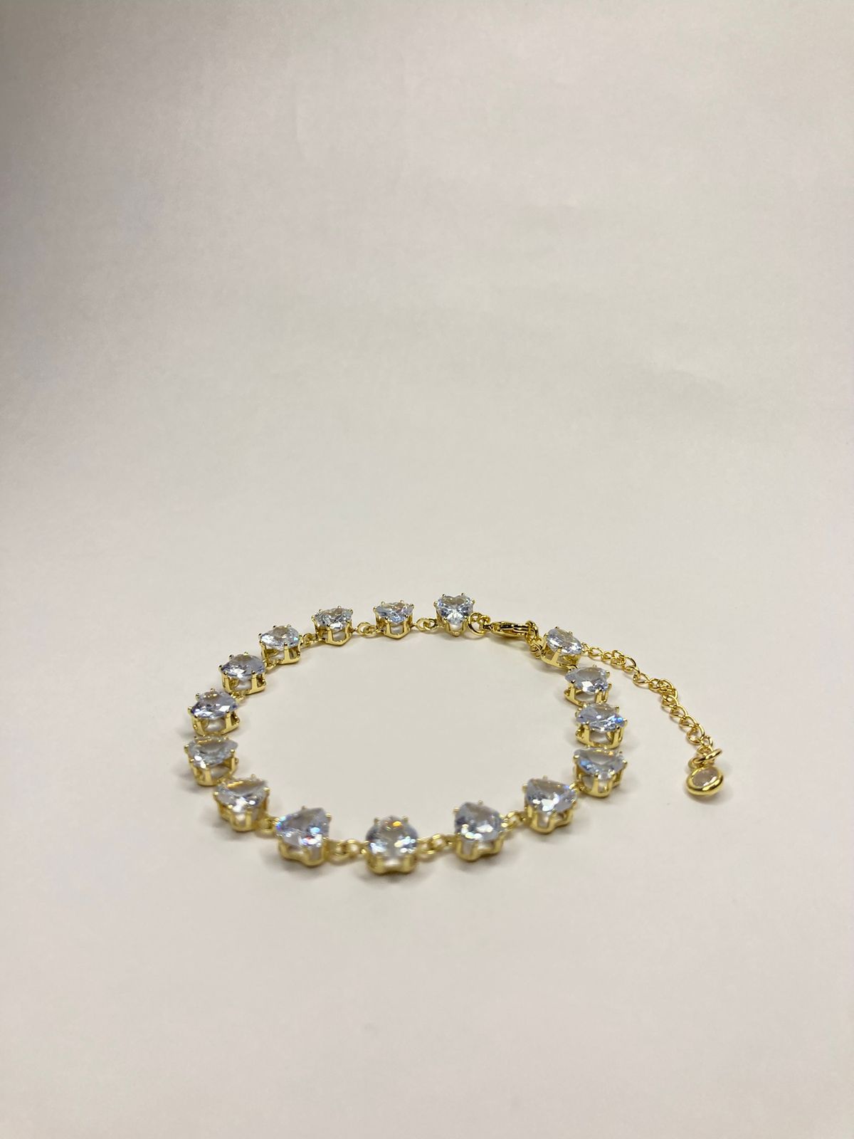 Snowflake Heart Diamond Bracelet