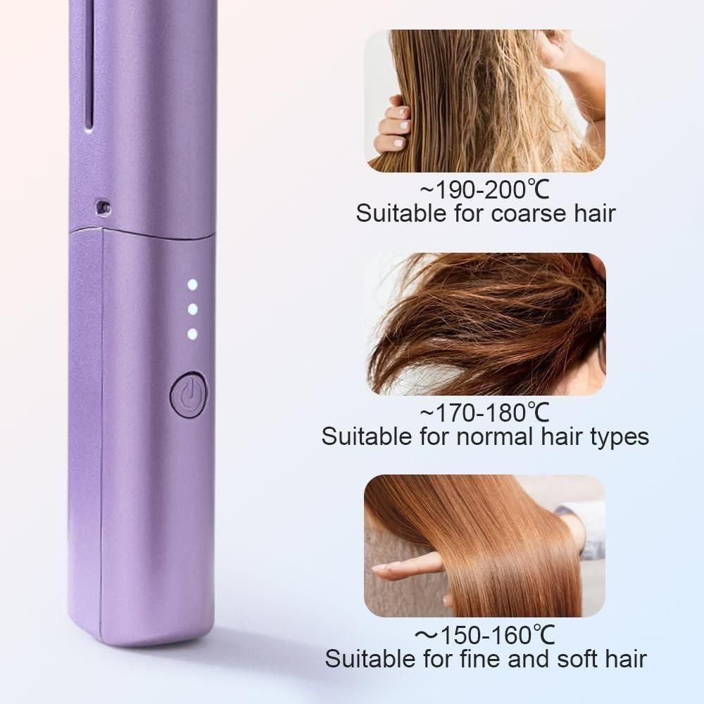 Meneflix  Portable Mini Hair Straightener Comb