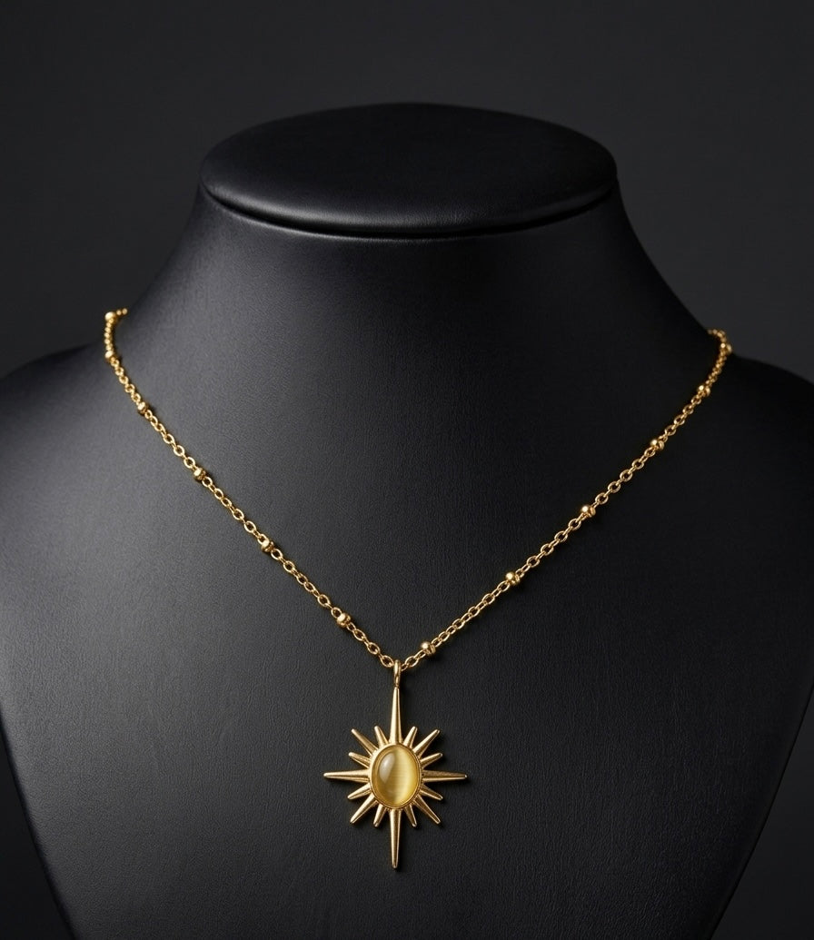 Golden Sunbeam Pendant