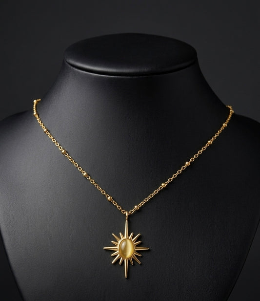 Golden Sunbeam Pendant