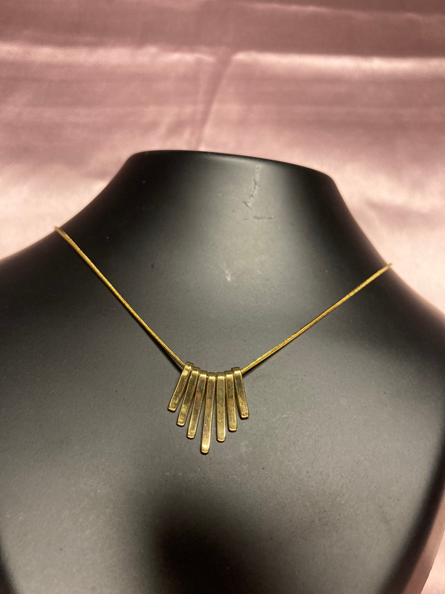 Fringe Bar Necklace