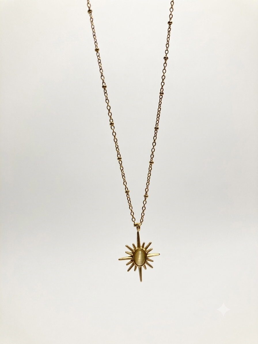 Golden Sunbeam Pendant