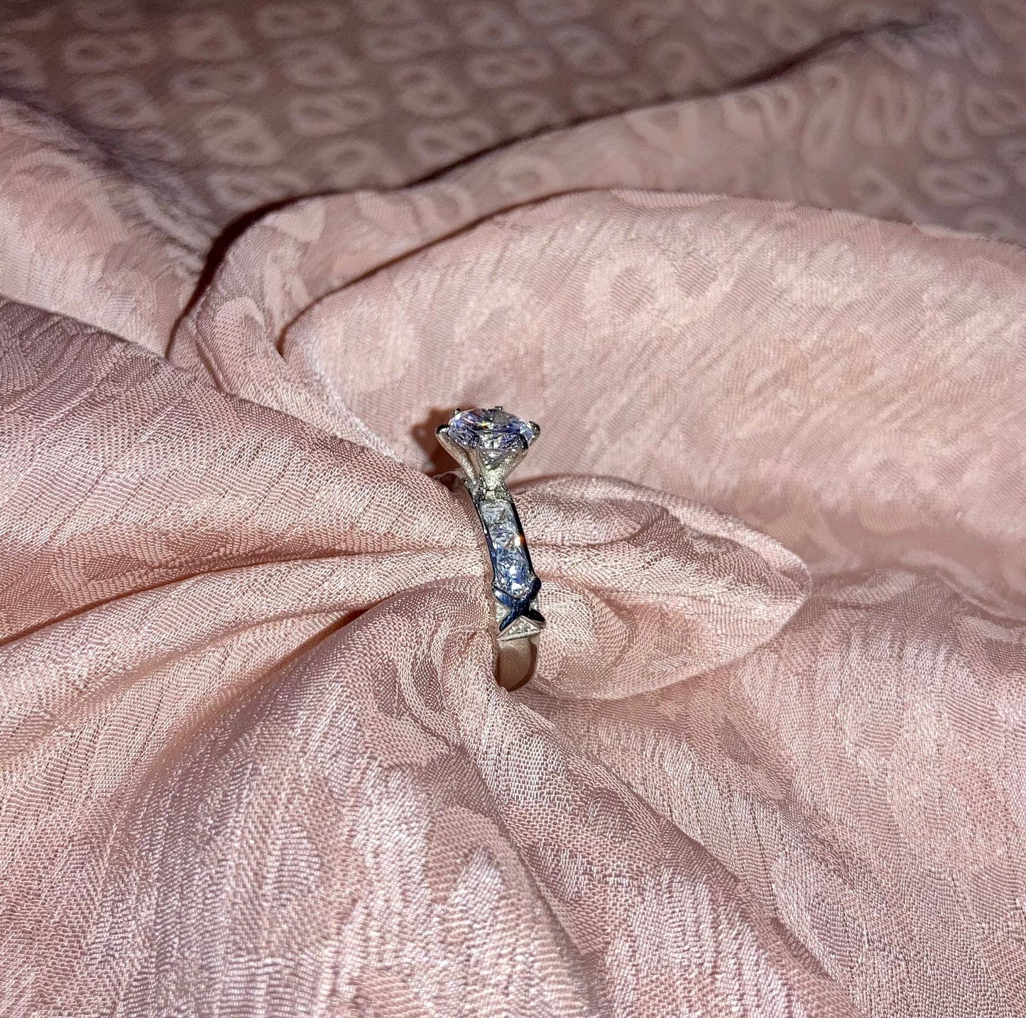 Moonlight Spark Ring