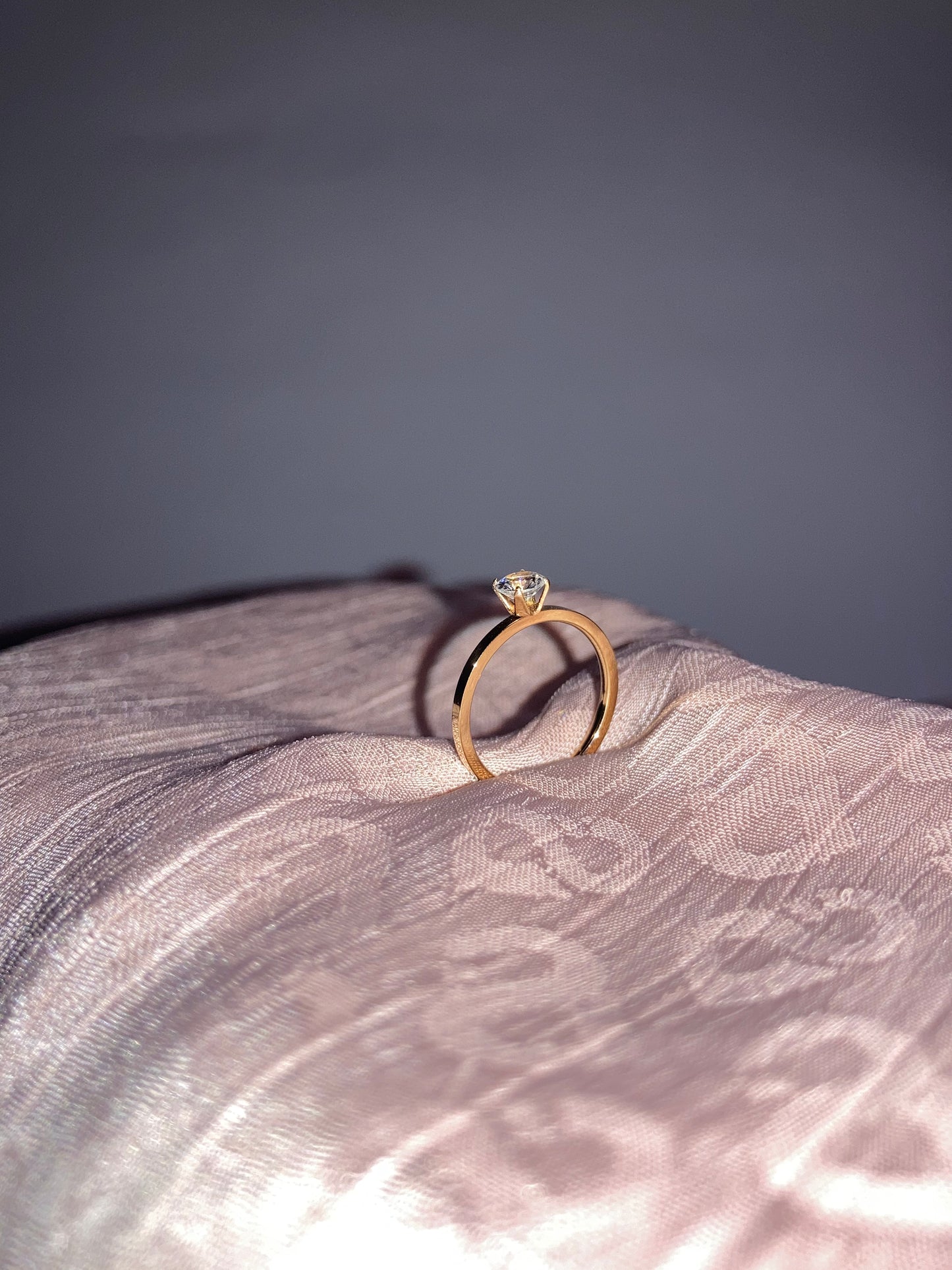 Petite Spark Diamond Ring