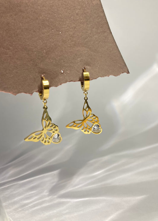 Velour Butterfly Earring