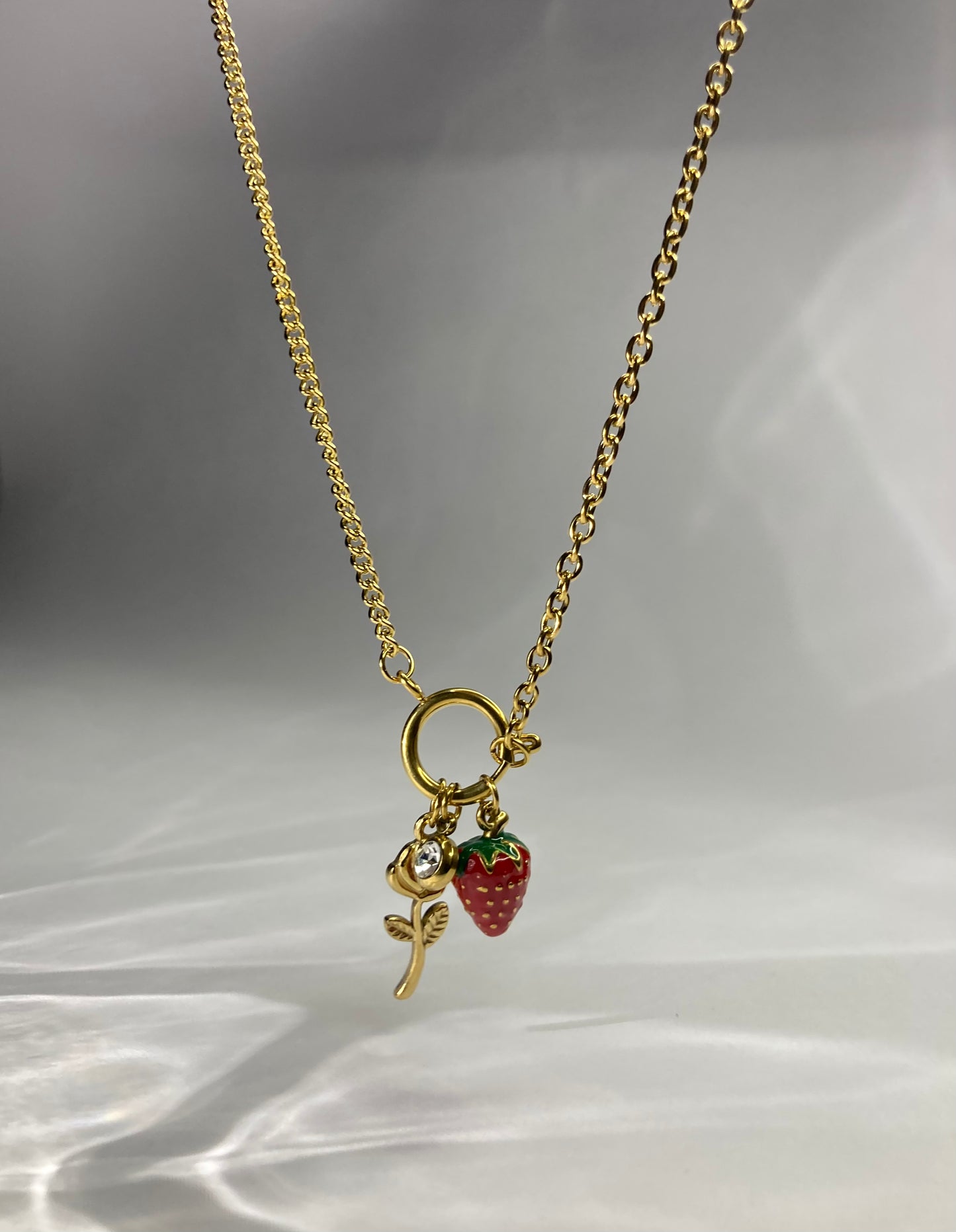 Scarlet Charm Necklace