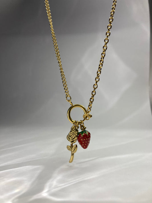 Scarlet Charm Necklace