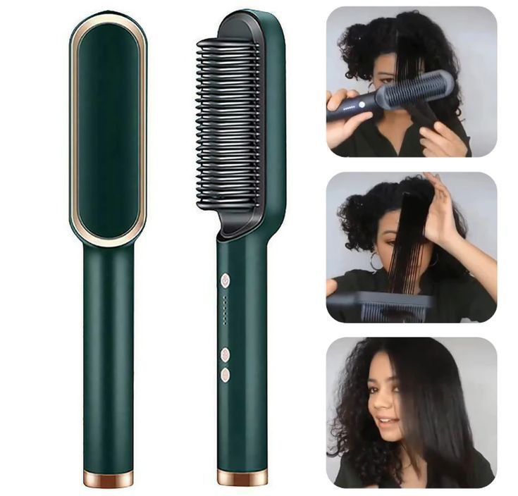 Electric Hair Straightener Comb Brush