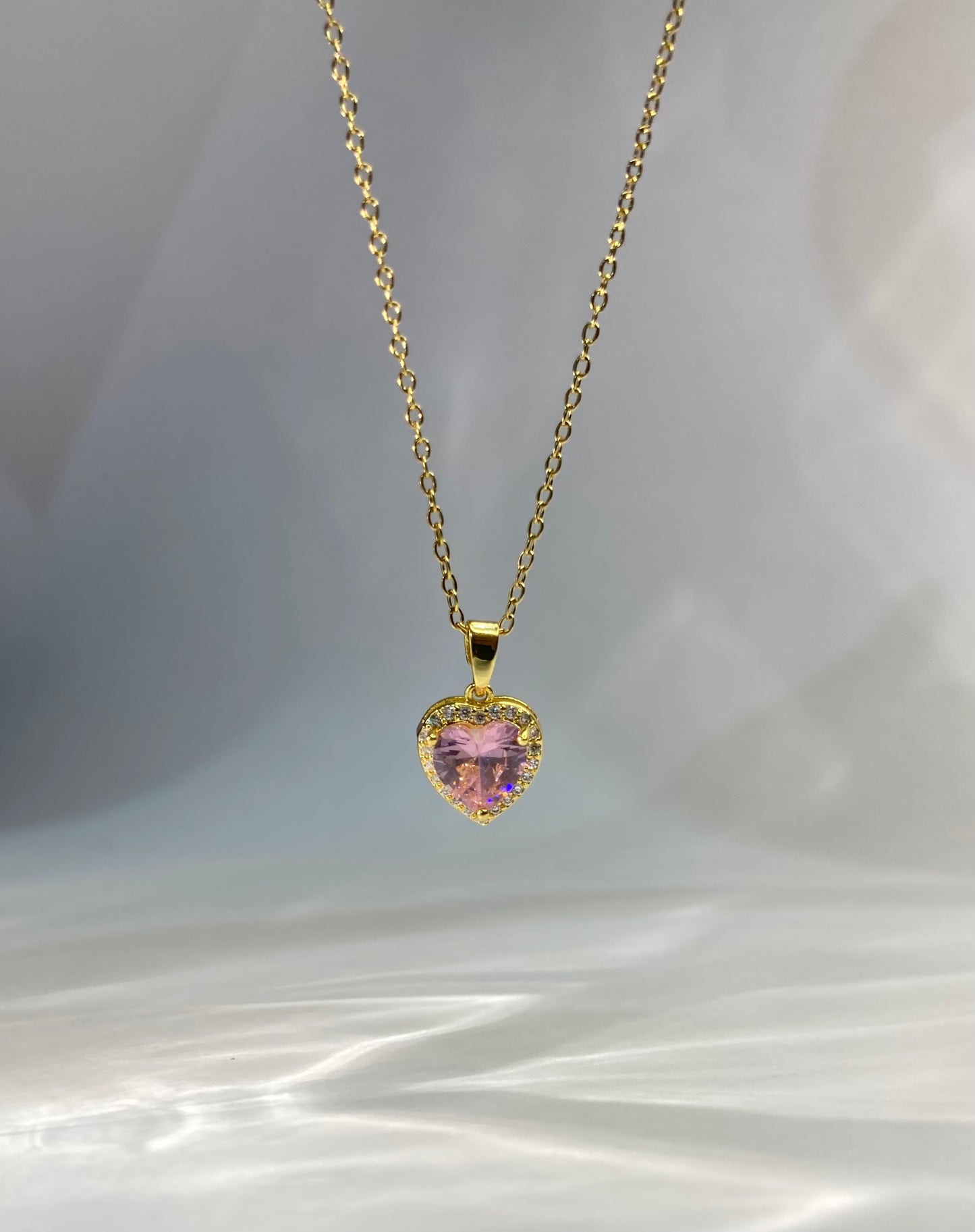 Velour Heart Necklace