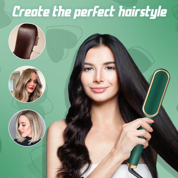 Electric Hair Straightener Comb Brush